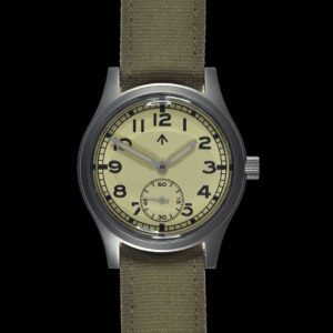 Military Watch Company General Service "Dirty Dozen" Offwhite 1940/1950 Horloge met Hoogwaardig Automatisch Uurwerk