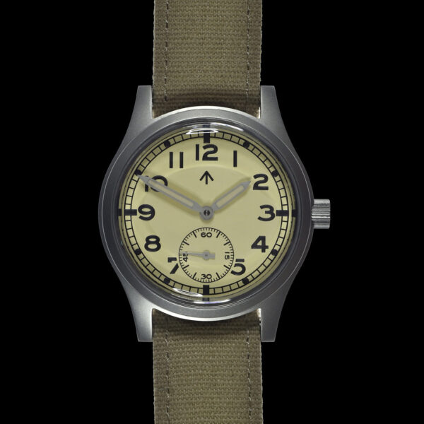 Military Watch Company General Service "Dirty Dozen" Offwhite 1940/1950 Horloge met Hoogwaardig Automatisch Uurwerk