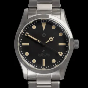 MWC Classic 1950s/1960s patroon 25 juwelen automatisch militair horloge met 200m waterbestendigheid