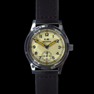 Military Watch Company WW2 Design Siegerin Luchtmacht Piloten Off-White Horloge met Automatisch Uurwerk