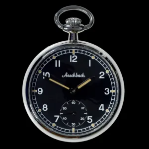 Aeschbach WW2-model Duitse luchtmacht (Luftwaffe) 17 juwelen handopwindbaar militair zakhorloge