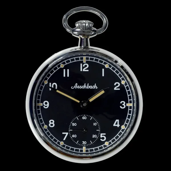 Aeschbach WW2-model Duitse luchtmacht (Luftwaffe) 17 juwelen handopwindbaar militair zakhorloge