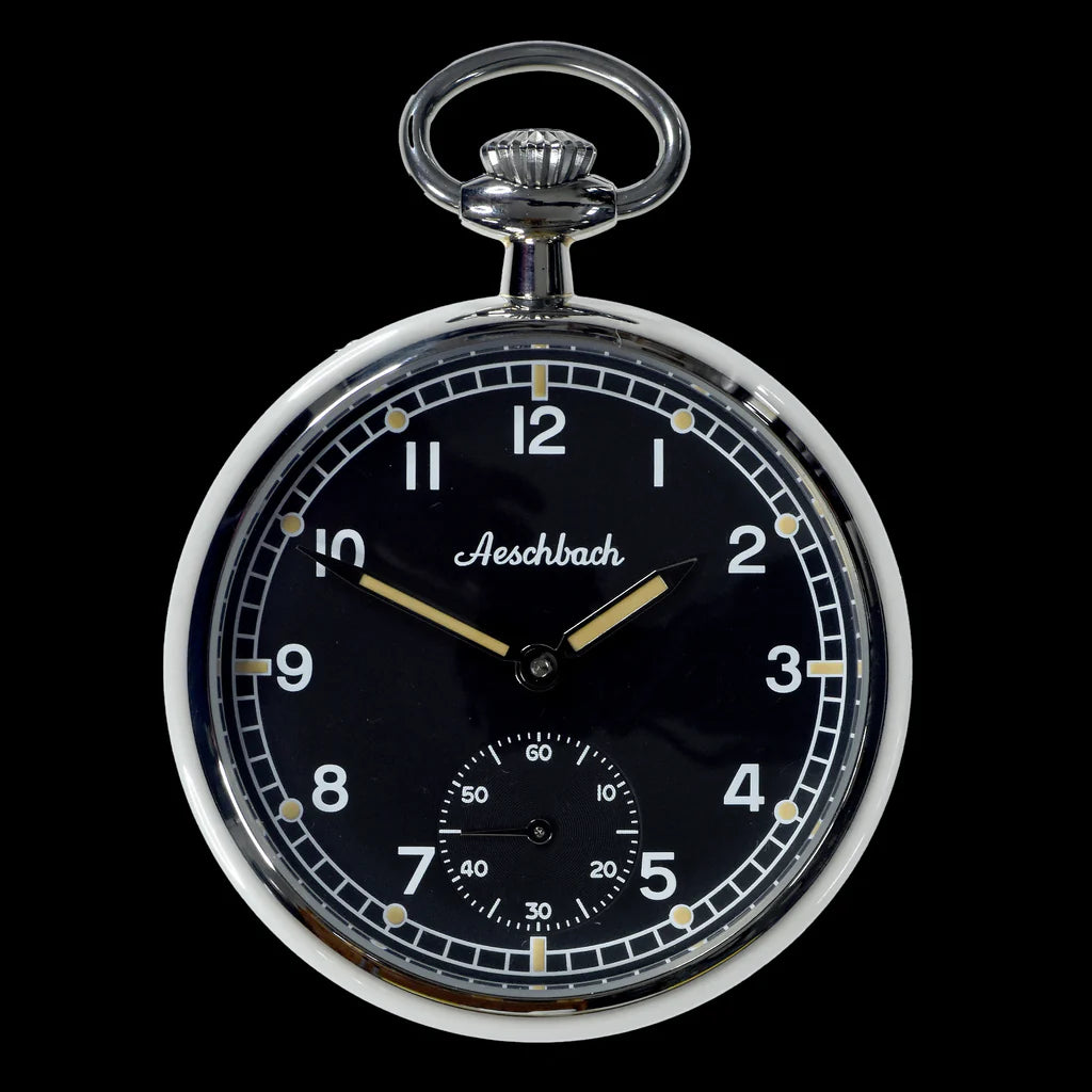 Aeschbach WW2-model Duitse luchtmacht (Luftwaffe) 17 juwelen handopwindbaar militair zakhorloge