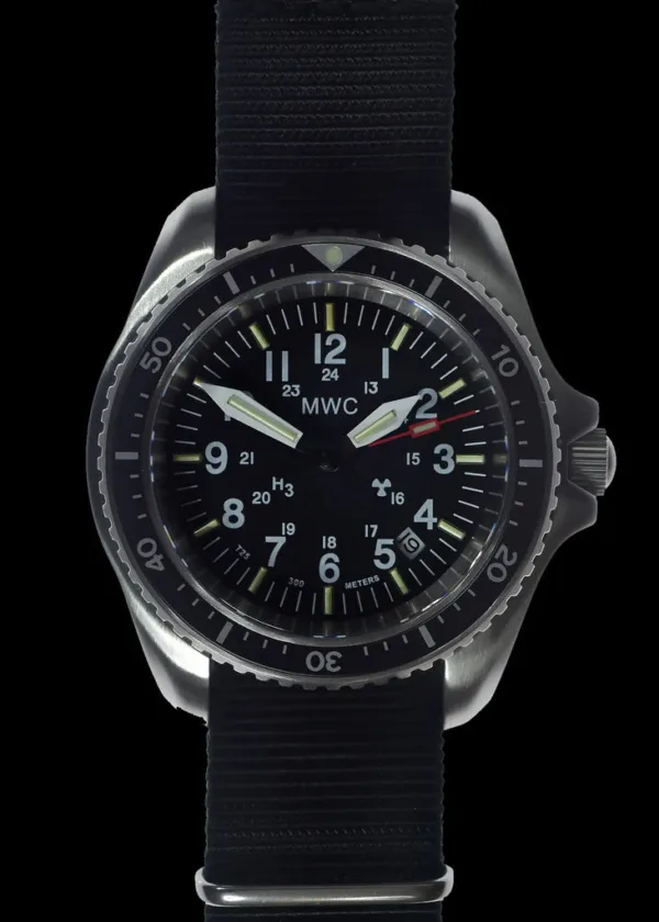 MWC Automatisch militair duikhorloge van roestvrij staal - Tritium / GTLS-verlichting