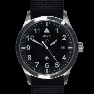MWC MKIII (100m) 1950's / 60's patroon automatisch militair horloge in roestvrij staal met saffierglas