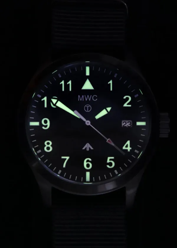 MWC Classic 40mm Covert Black PVD stalen pilotenhorloge met 24 juwelen automatisch uurwerk en 100m waterbestendigheid