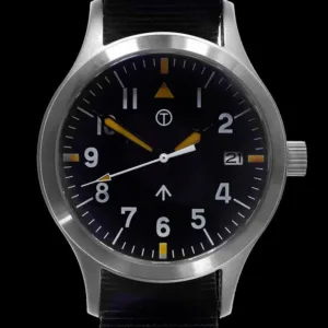 MWC Mk III Roestvrij Staal 1950's Patroon 100m Waterbestendig Automatisch Militair Horloge met Retro Wijzerplaat en Saffier Kristal