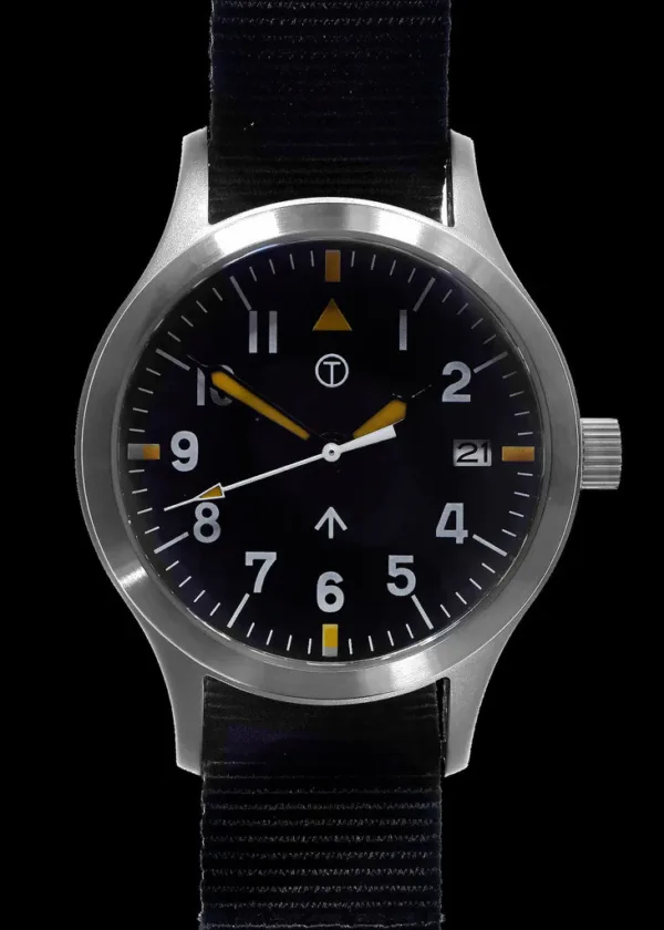 MWC Mk III Roestvrij Staal 1950's Patroon 100m Waterbestendig Automatisch Militair Horloge met Retro Wijzerplaat en Saffier Kristal
