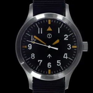 MWC Mk III Roestvrij Staal 1950's Patroon 100m Waterbestendig Automatisch Militair Horloge met Retro Wijzerplaat en Saffier Kristal