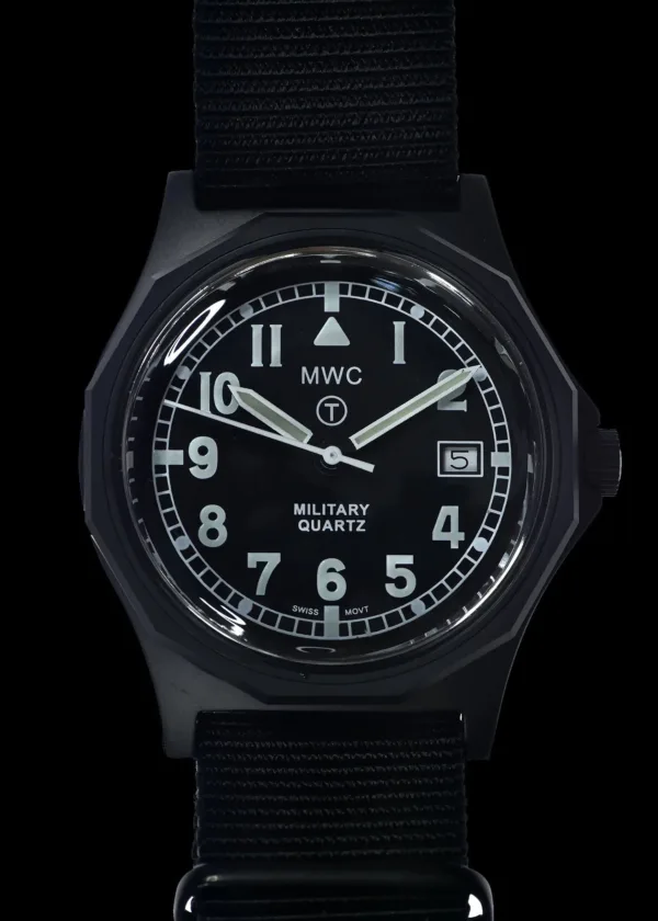 Military Watch Company G10 “Oak” in 316L Roestvrij Staal met Militaire Matzwarte PVD Coating