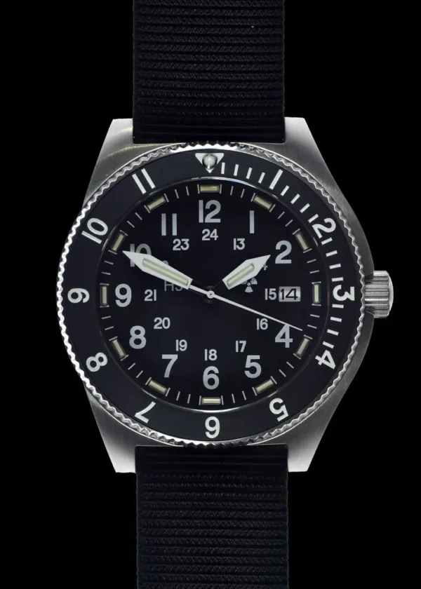 MWC 300m Waterbestendig Roestvrijstalen Tritium GTLS Navigator Horloge (Automatisch)