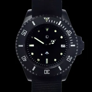 Military Watch Company Roestvrij Stalen Automatisch 300m Duikers Horloge met Keramische Lunette