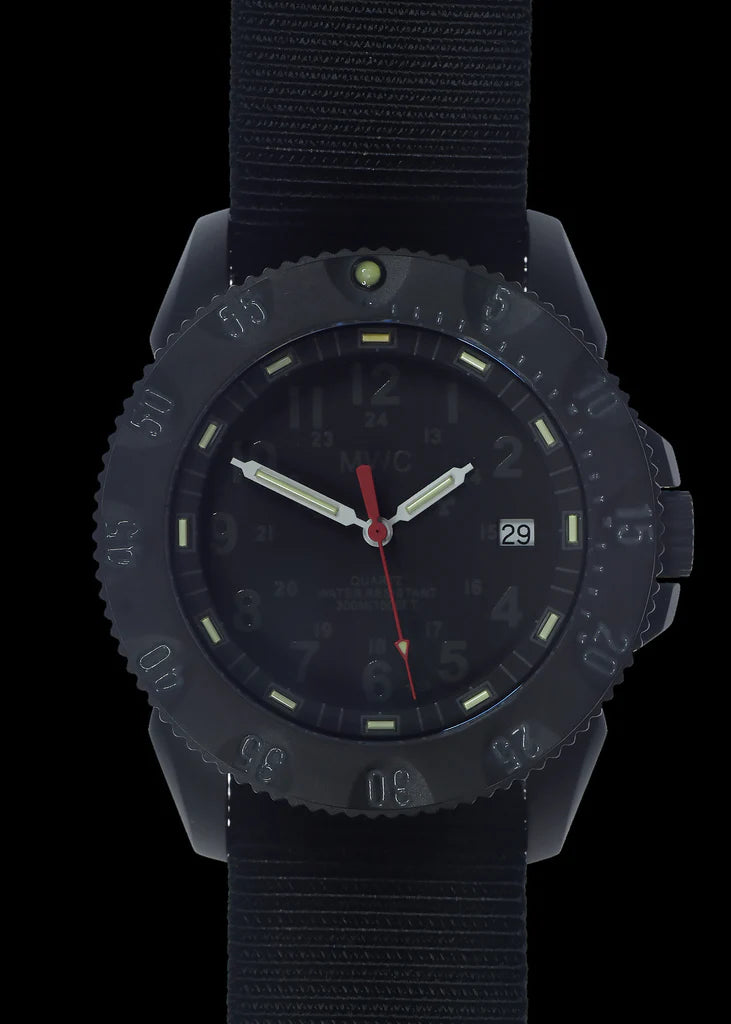 MWC P656 Nieuwste model Titanium Tactical Series horloge met ingetogen wijzerplaat