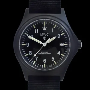 Zwart PVD Titanium G10 Militair Horloge met 300m Waterbestendigheid