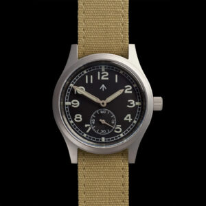 Military Watch Company General Service "Dirty Dozen" 1940/1950 Horloge met Hoogwaardig 24 Juwelen Zwitsers Uurwerk en Saffierglas