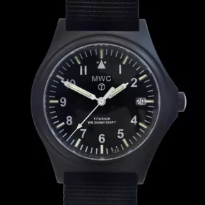Zwart PVD Titanium G10 Militair Horloge met 300m Waterbestendigheid
